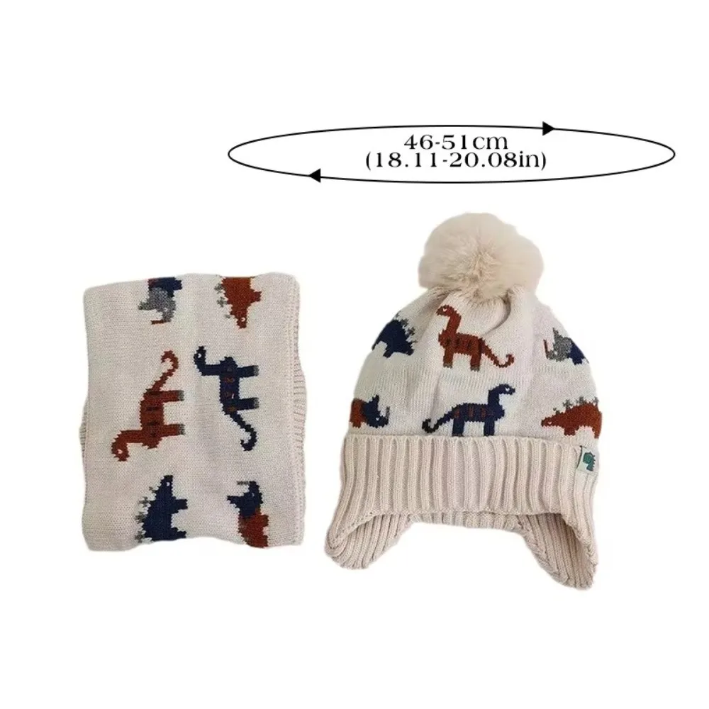 Gorro tejido grueso con estilo infantil