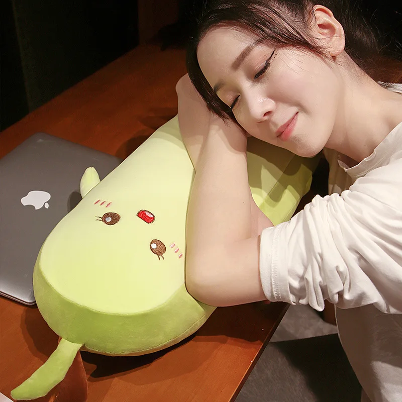 Almohada decorativa tipo aguacate para el hogar