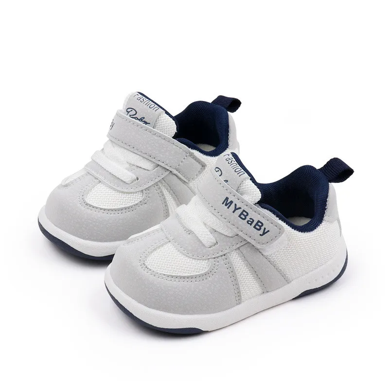 Zapatillas antideslizantes para bebé transpirables de malla en otoño - imagen 4