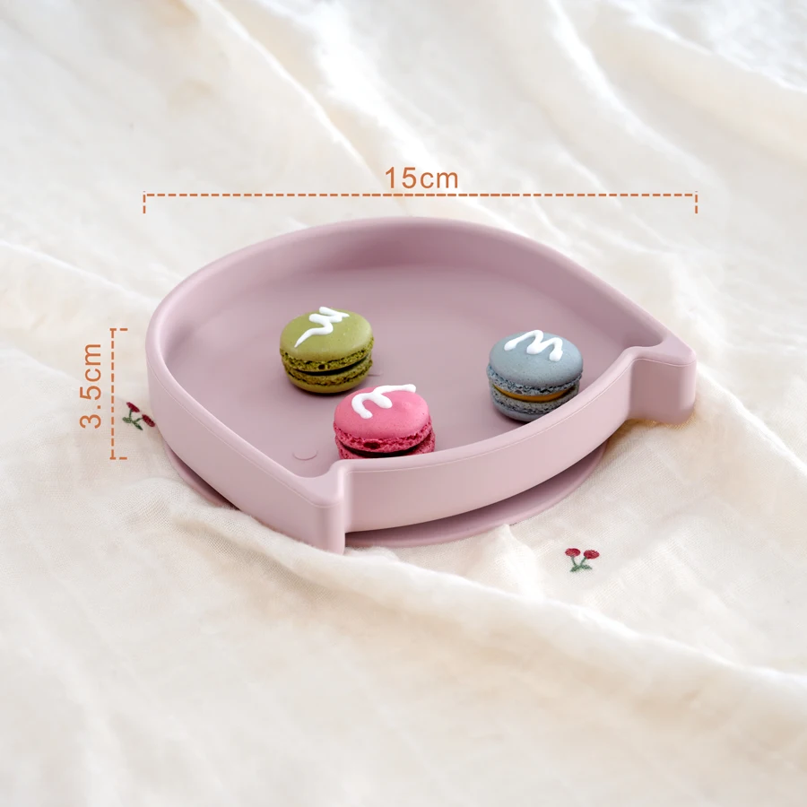 Plato de silicona para bebés - Sin BPA, entrenamiento infantil - imagen 3