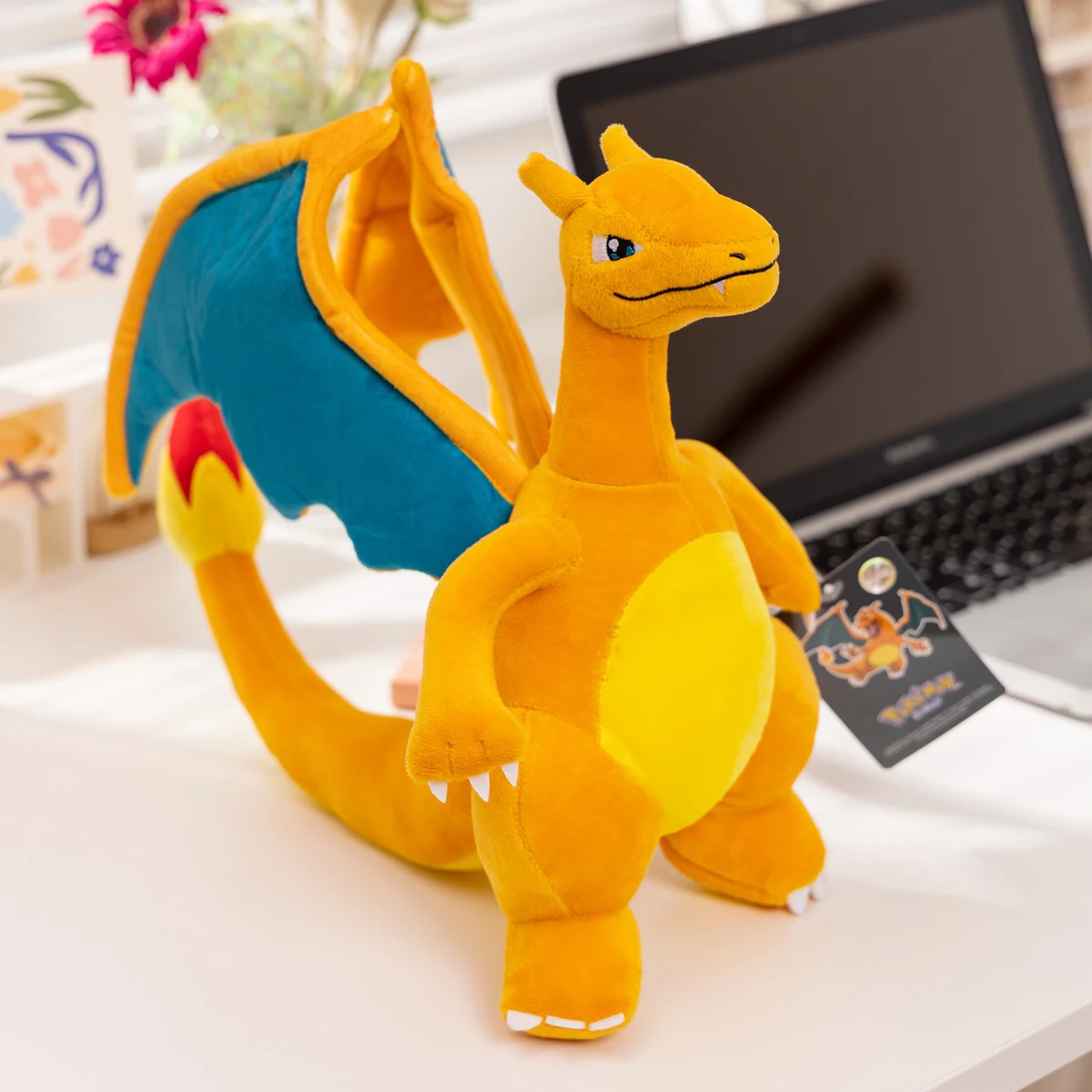 Peluche Charizard de Pokémon con evolución infantil encantadora - imagen 4