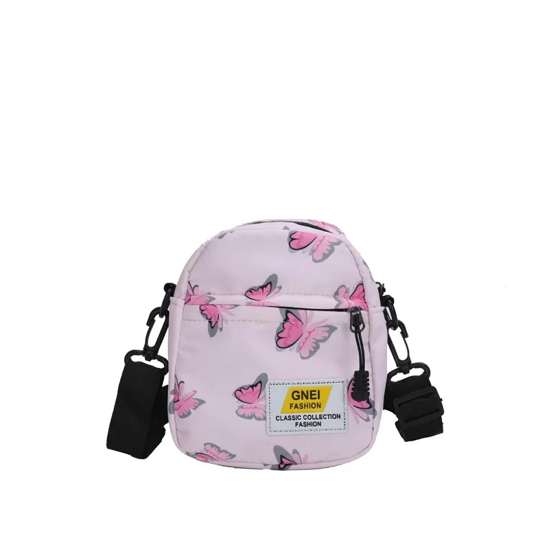 Mochila bandolera infantil mariposas mini para juguetes al aire libre
