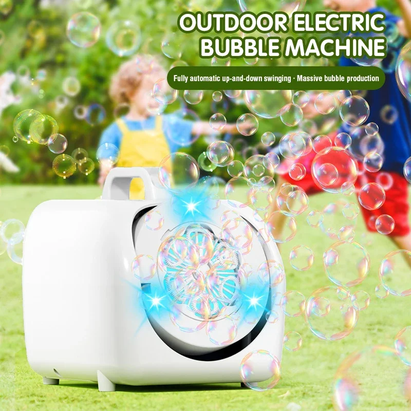Máquina de burbujas portátil automática para niños y fiestas - imagen 4