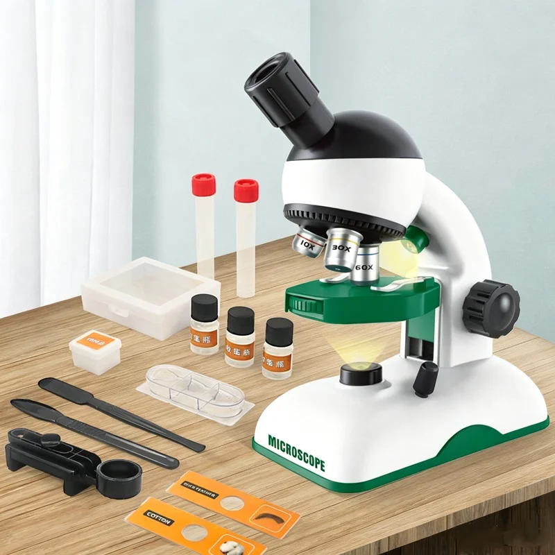 Microscopio HD con luz bidireccional para experimentos infantiles - imagen 3