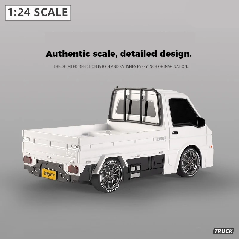 Coche teledirigido RC 4x4 con luces y control remoto para niños - imagen 4