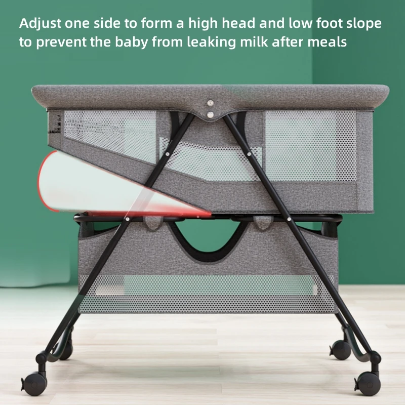 Cuna de viaje plegable para bebé – Cama cómoda y segura - imagen 2