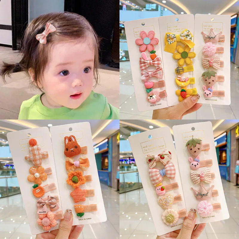 Horquilla lazo floral para niña – Accesorio pelo infantil
