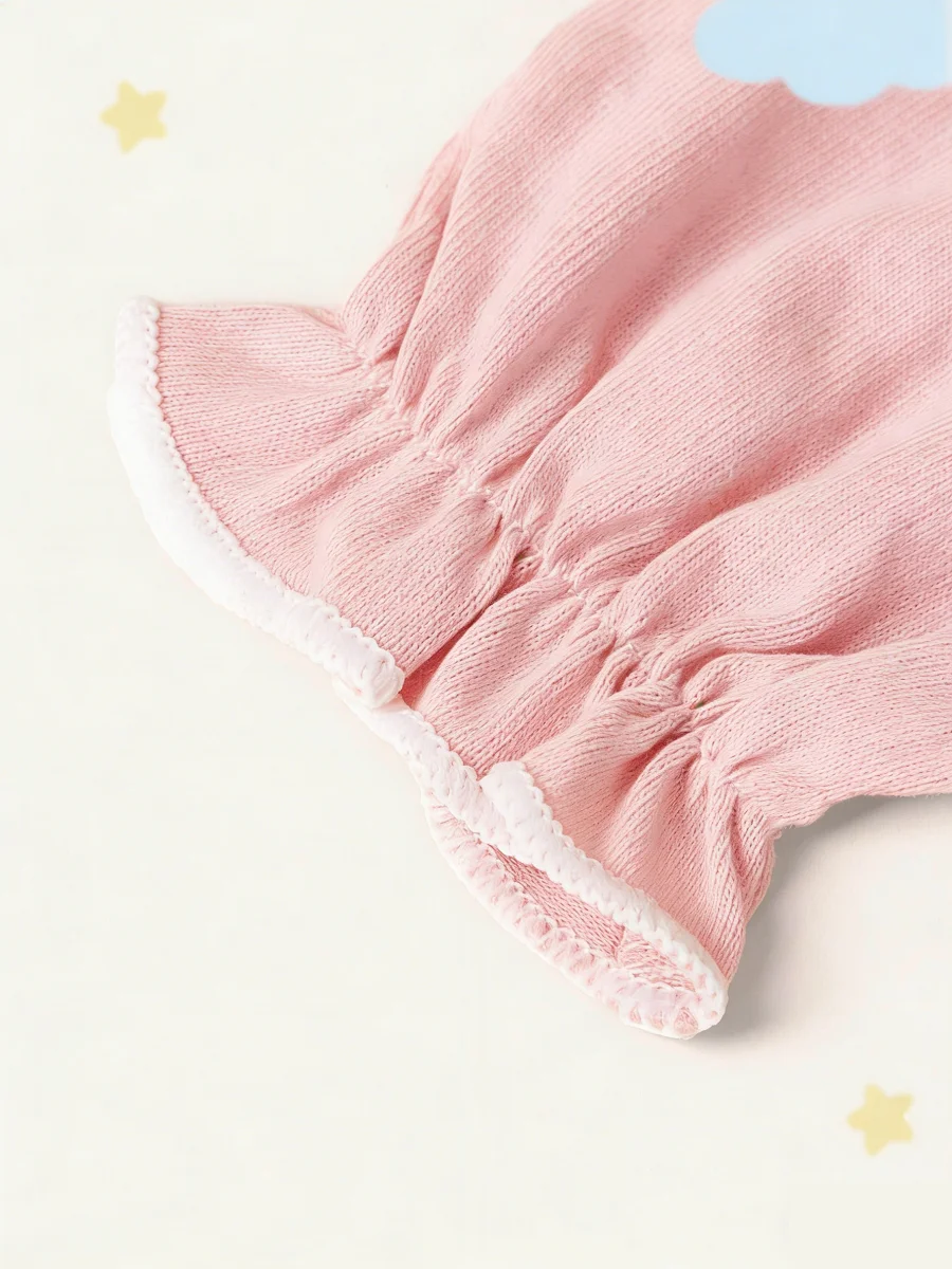 Guantes para bebé lisos de tejido sólido