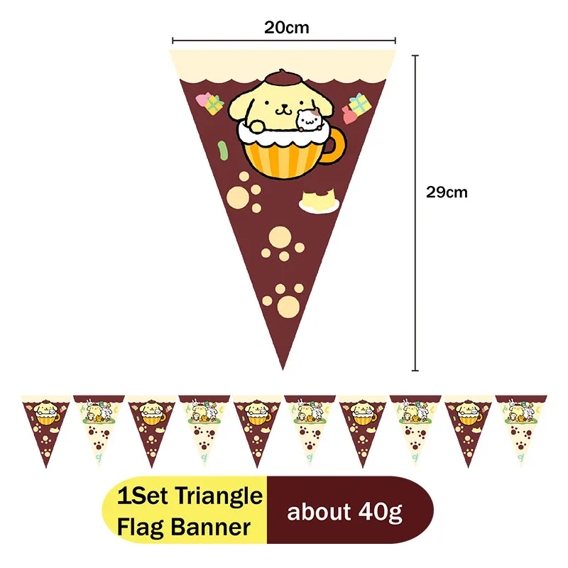 Conjunto de decoración de fiesta temática Sanrio