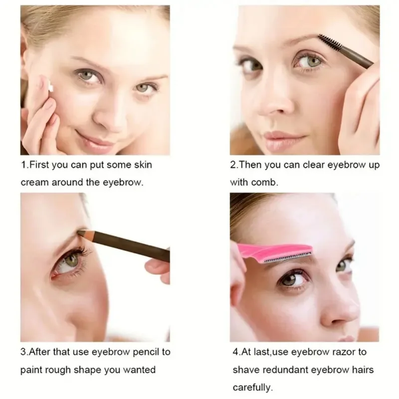 Recortador de cejas y barba con cuchilla y protector facial - imagen 5