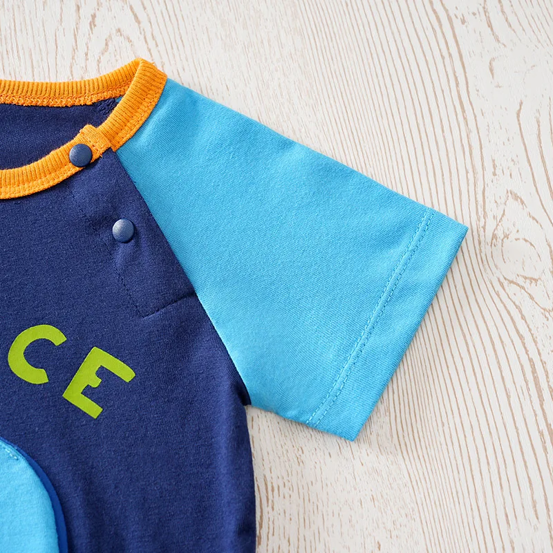 Mono de bebé de algodón con estampado OVNI para verano - imagen 3