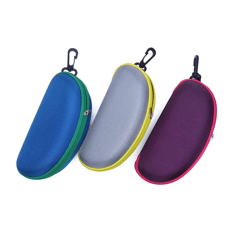 Lote de tres estuches rígidos EVA para gafas de sol en varios colores