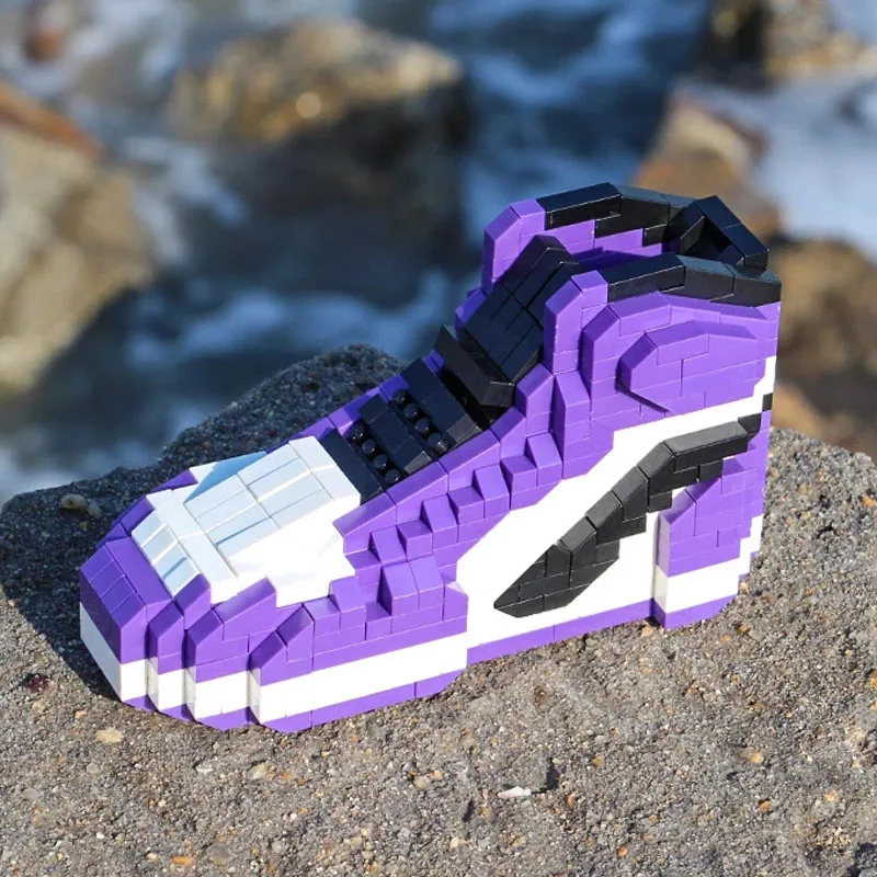 Bloques de construcción zapatillas baloncesto Anime para niños - imagen 5