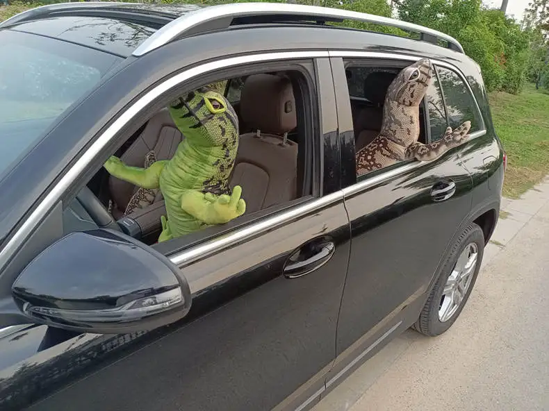 Peluche dragón Komodo realista suave y mimoso para niños - imagen 3