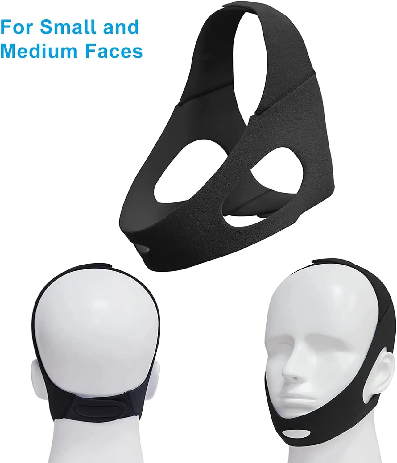 Correa de mentón anti ronquidos ajustable CPAP para usuarios - imagen 5