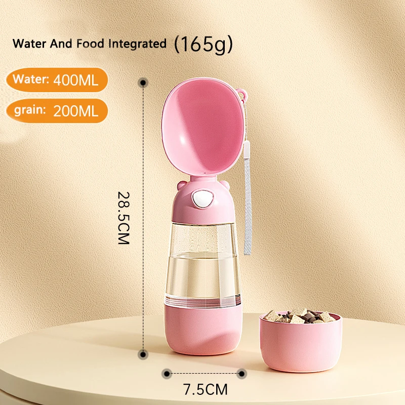Taza de agua portátil para perros – botella viaje duradera - imagen 2
