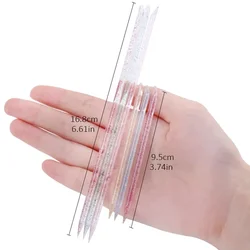 Vvocci Empujador de cutículas de cristal reutilizable para manicura