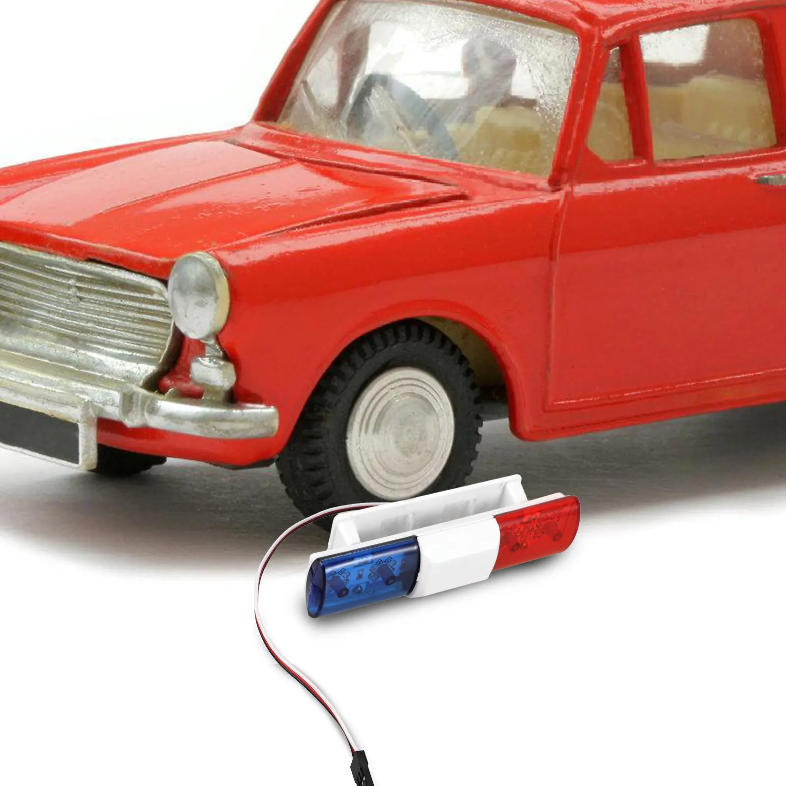 Luces LED mini para coche de juguete estilo policía - imagen 4