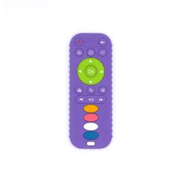 Mordedor silicona bebé sin BPA con control remoto – Juguete calmante