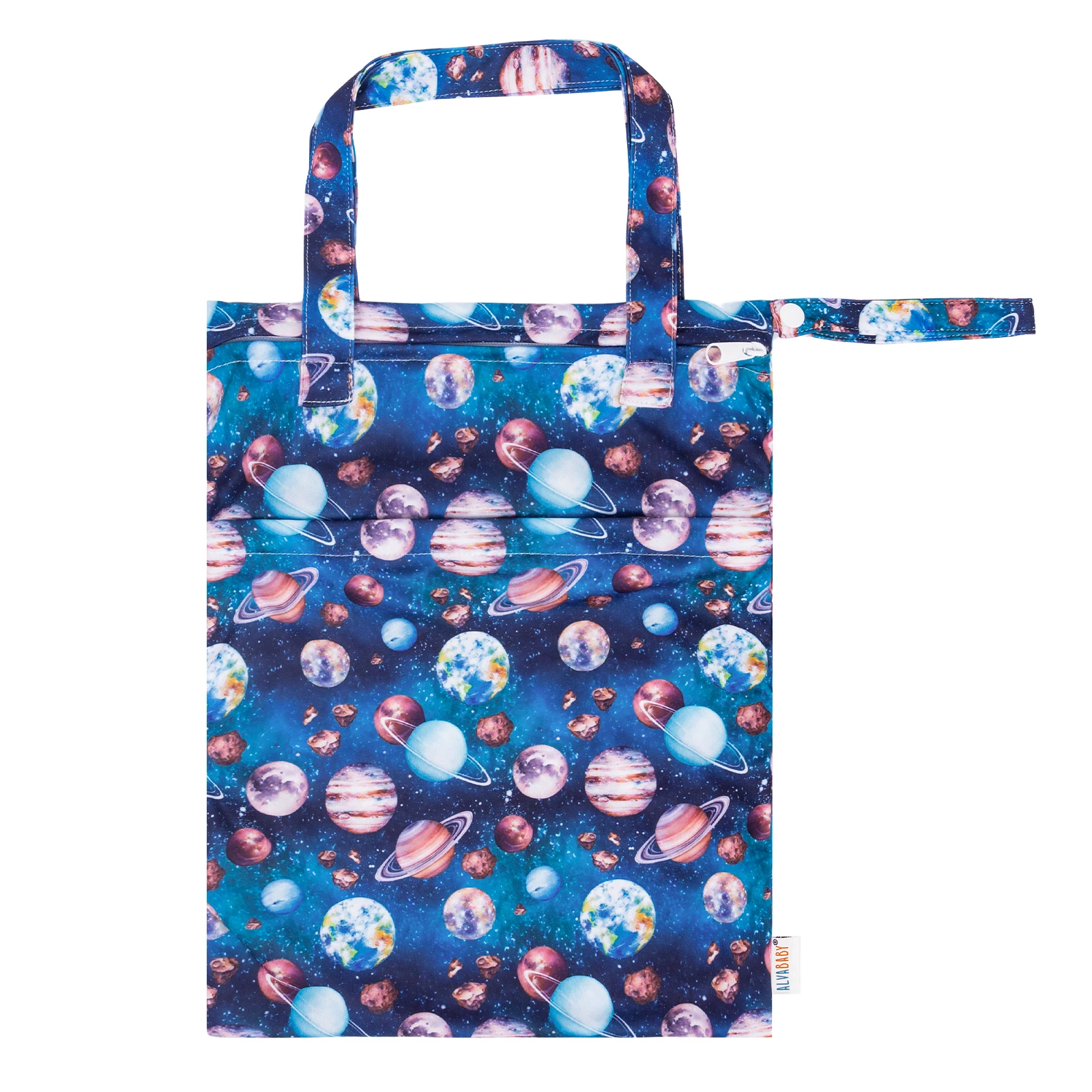 Bolsa con doble compartimento y cremallera