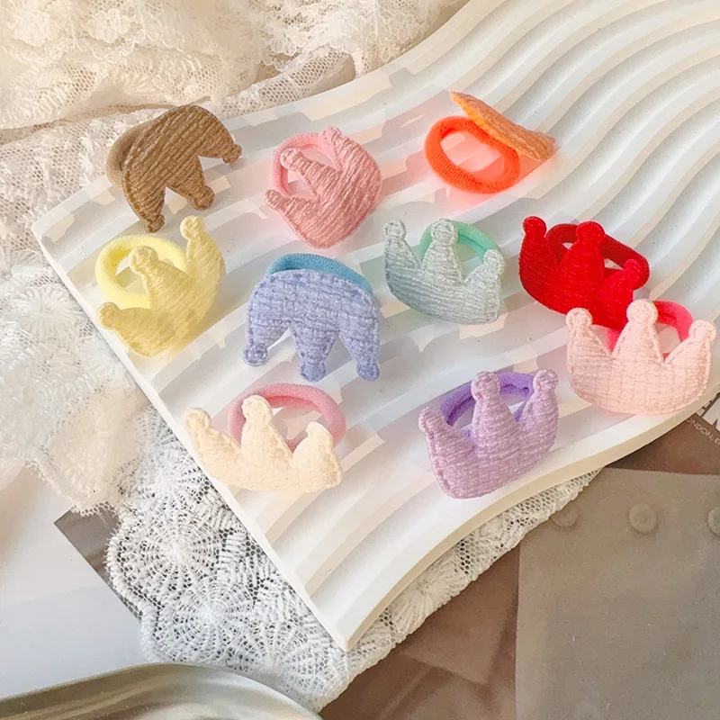 Diademas bebé con lazos de goma elástica color caramelo estrella