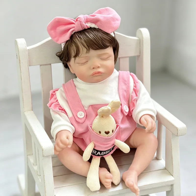 Muñeca reborn realista de piel 3D, cuerpo vinilo y tela - imagen 3