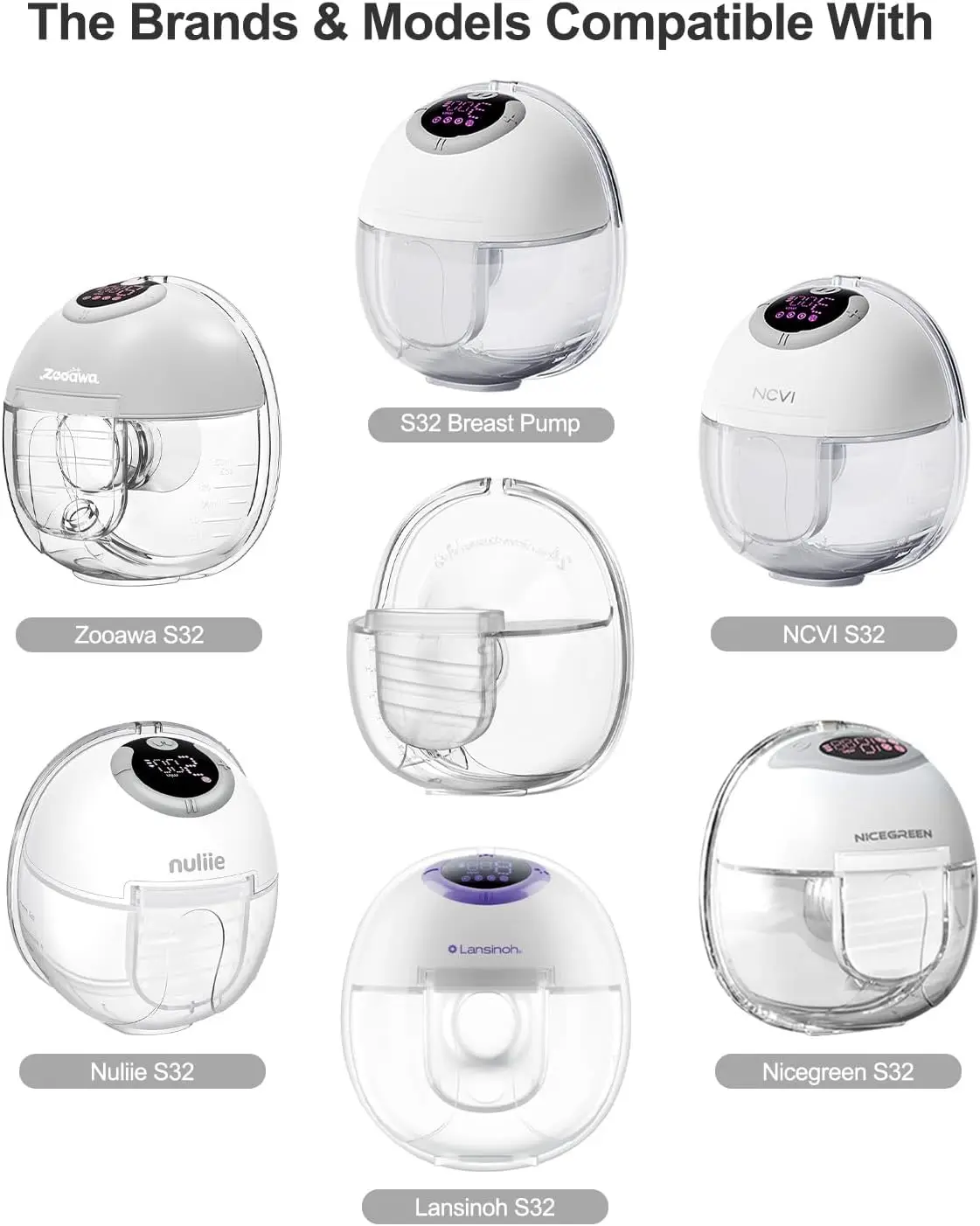 Spectra S32 y Lansinoh Discreet Duo: Repuestos para extractor de leche - imagen 2