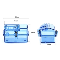 Caja protectora impermeable para accesorios de modelo barco RC