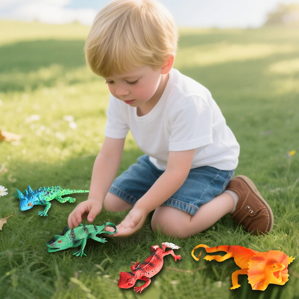 Juguete de lagarto realista como regalo