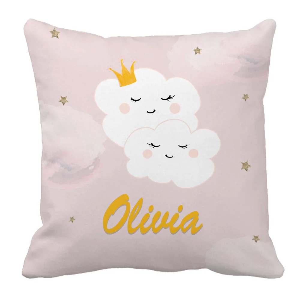 LVYZIHO juego de cama para cuna niña personalizado con nombre - imagen 4