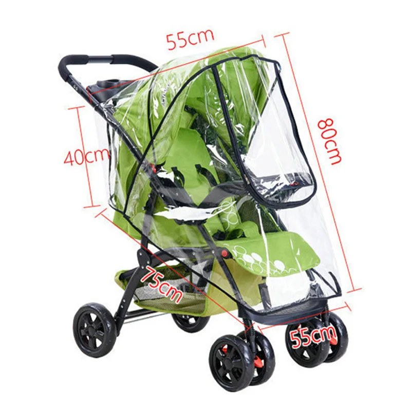 Funda lluvia para carrito de bebé – Impermeable y transpirable - imagen 3