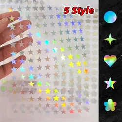 Pegatinas de corazón autoadhesivas de papel para regalos DIY