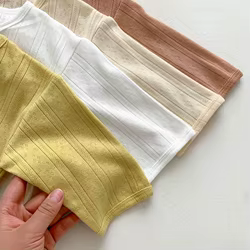 Cárdigan ligero de botones para niñas, abrigo informal liso