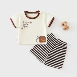 MILANCEL conjunto de verano para bebé transpirable con flores