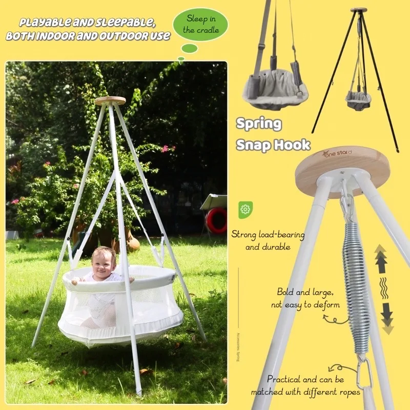 Hamaca infantil 3 en 1 – Cuna parque sensorial para bebé - imagen 5