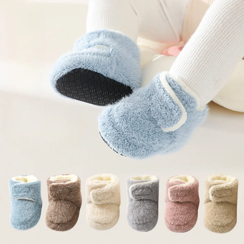 Zapatos de invierno bebé con suela suave antideslizante primeros pasos - imagen 2