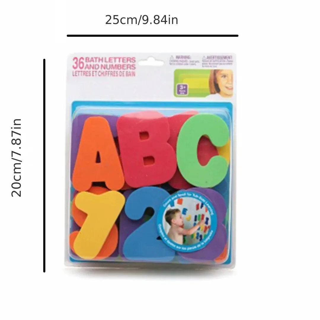 Juguete de baño educativo de letras y números para bebés y niños - imagen 5