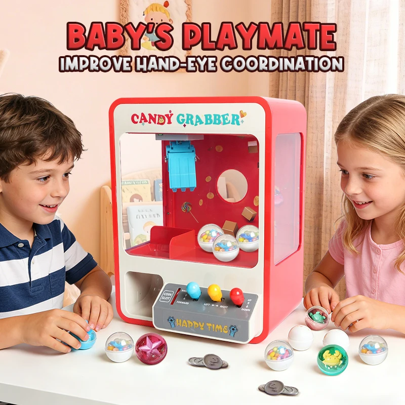 Máquina de garras arcade electrónica con dulces y música para niños - imagen 5