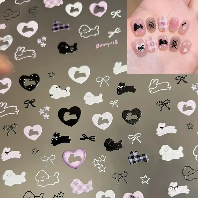 Pegatinas aplicadas en cuaderno