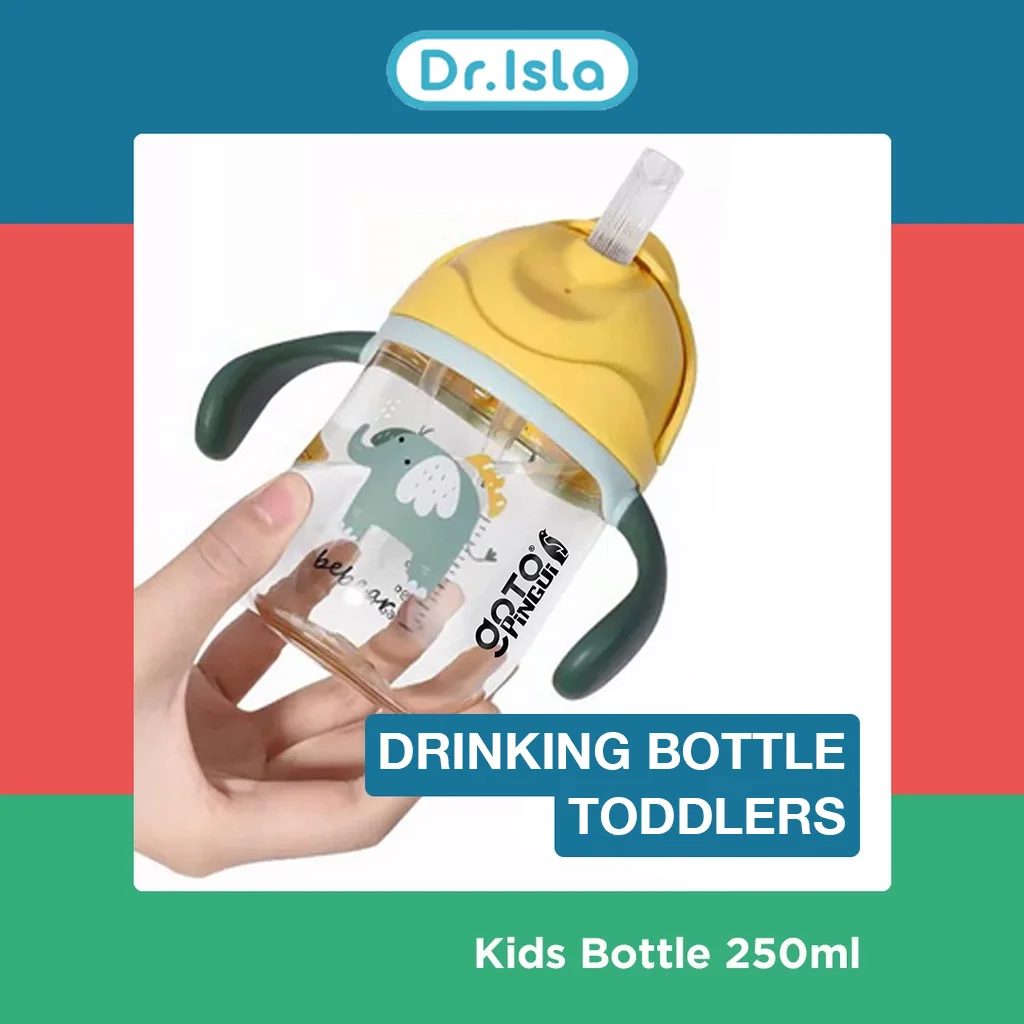 Vaso de aprendizaje para bebé con asas y tapa anti-fugas, BPA - imagen 2