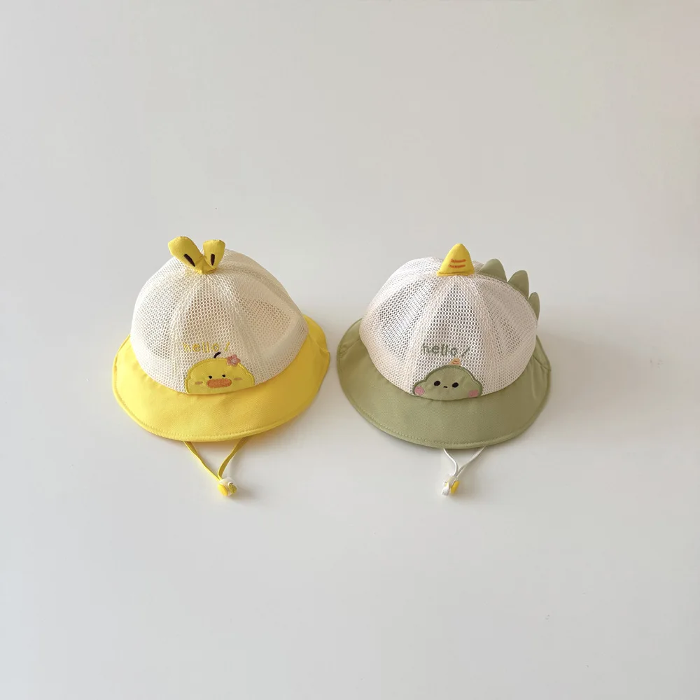 Sombrero de verano transpirable con protección solar para bebé y niño - imagen 3