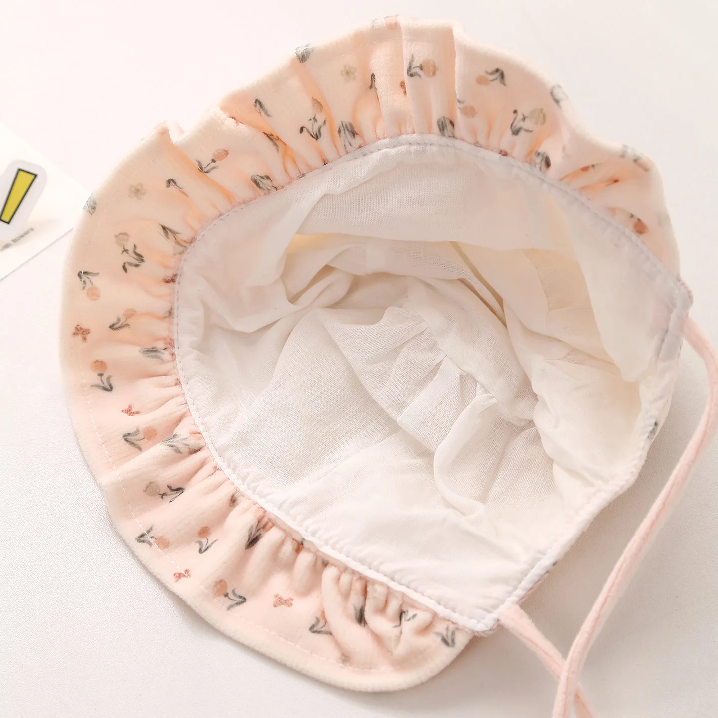 Sombrero de sol tipo pescador para niña bebé con visera tulipán - imagen 3