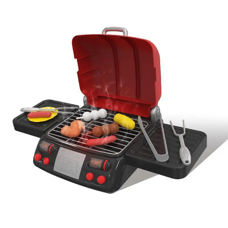 Cocina de juguete con barbacoa y horno eléctrico, juego de rol - imagen 4