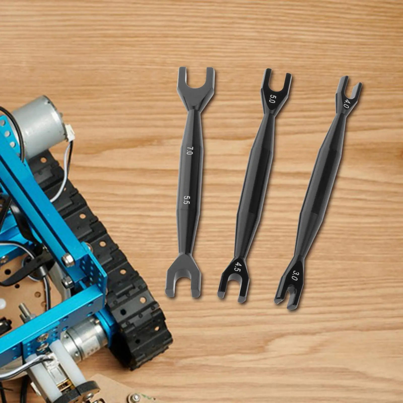 Llave Allen hexagonal para ruedas de coches RC aleación