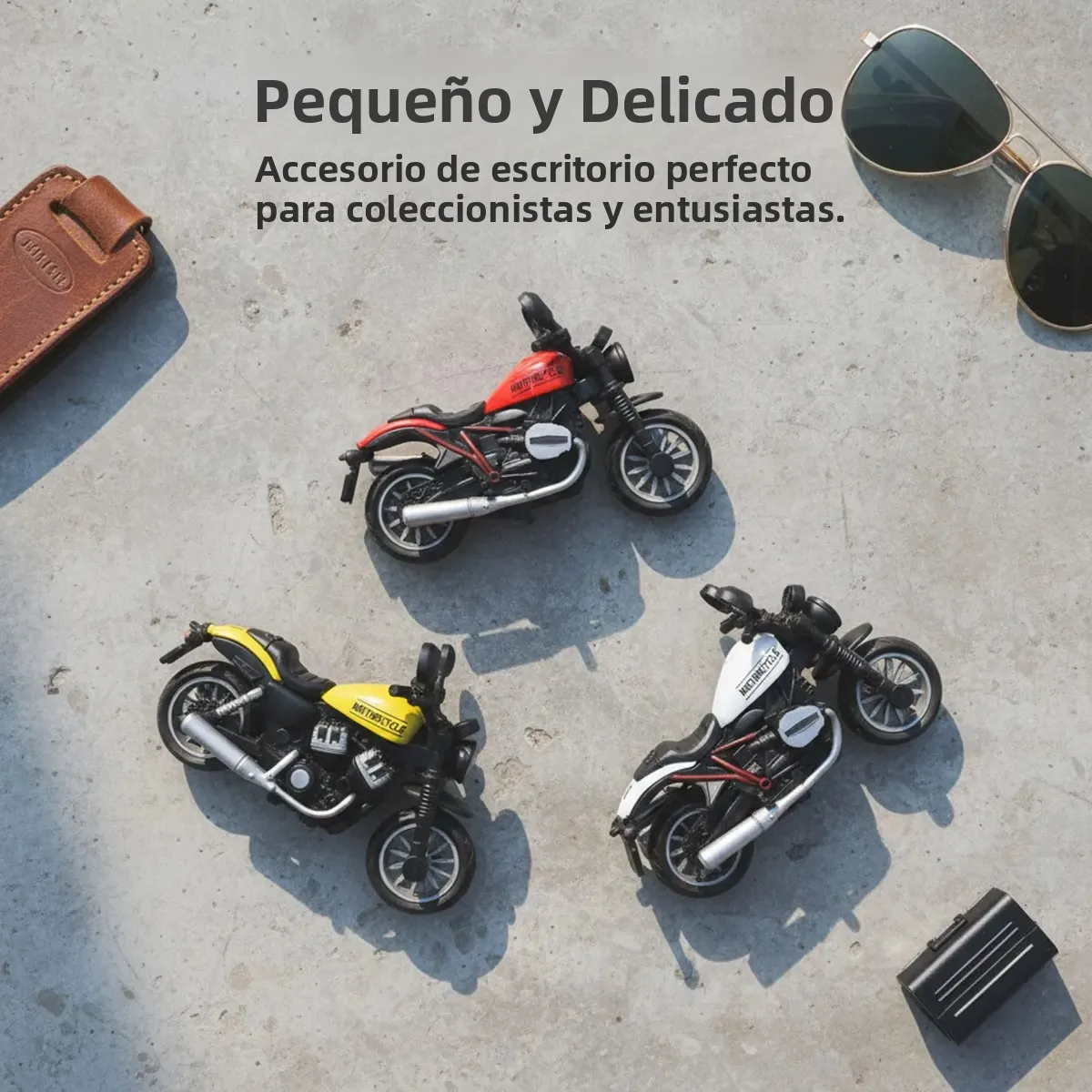 Miniatura moto de aleación para niños - Juguete coleccionable