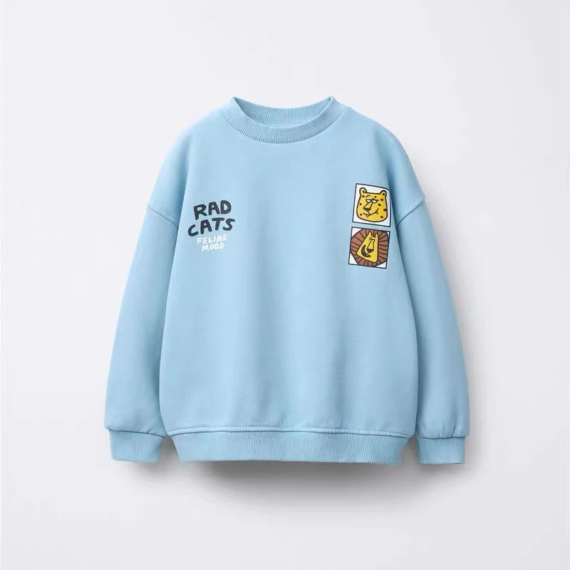 Sudadera infantil de algodón con estampado en dibujos animados - imagen 5