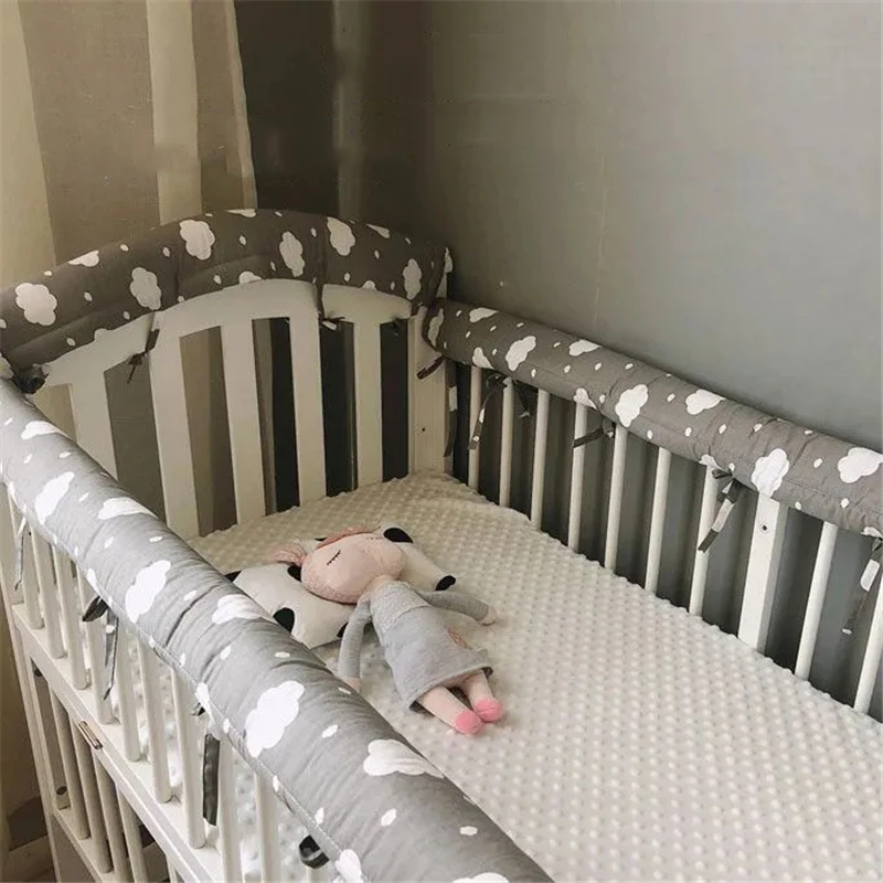 Protector de parachoques para cuna bebé algodón grueso - imagen 5