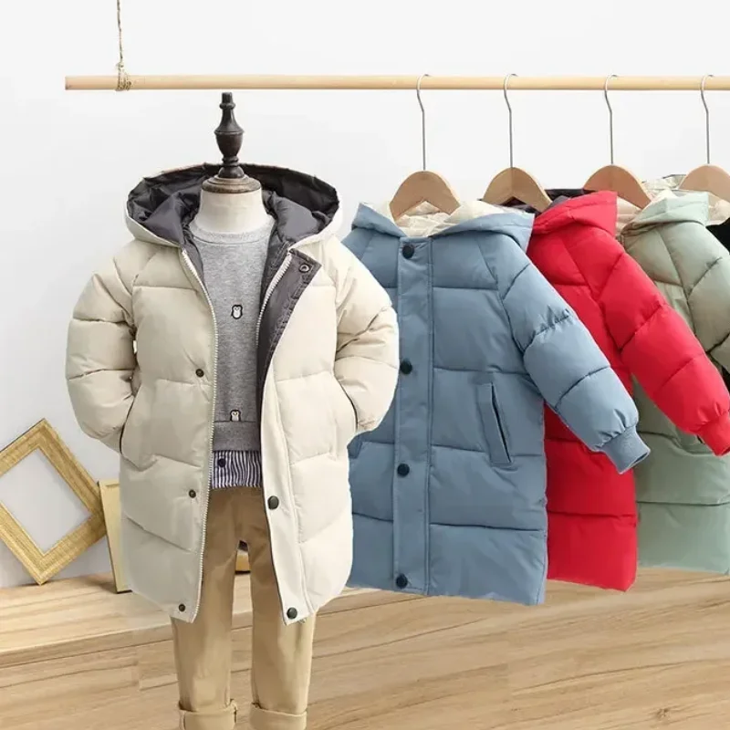 Parka acolchada de plumón para niños – Abrigo térmico infantil - imagen 3