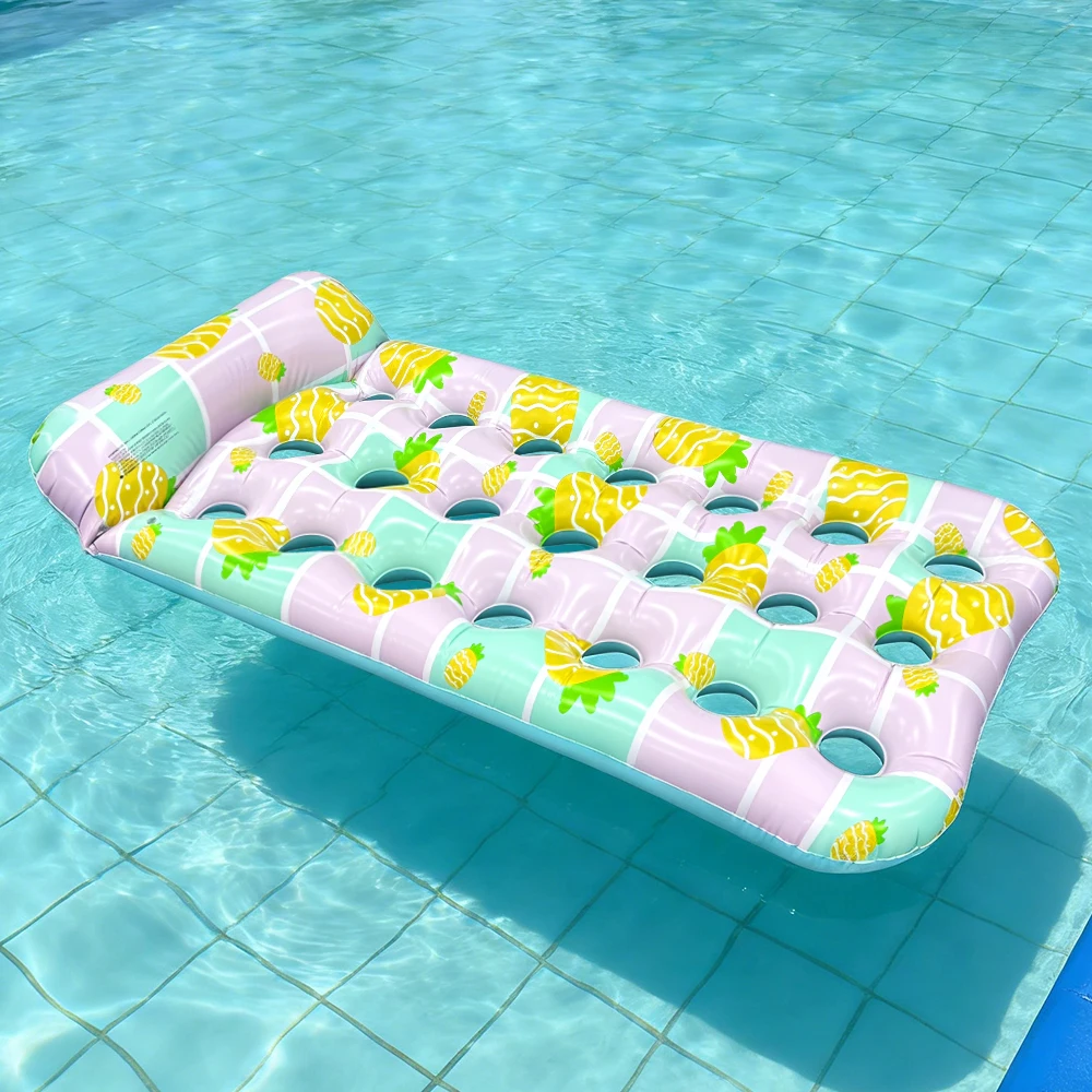 Silla flotante inflable de piscina y playa para relajarte - imagen 3
