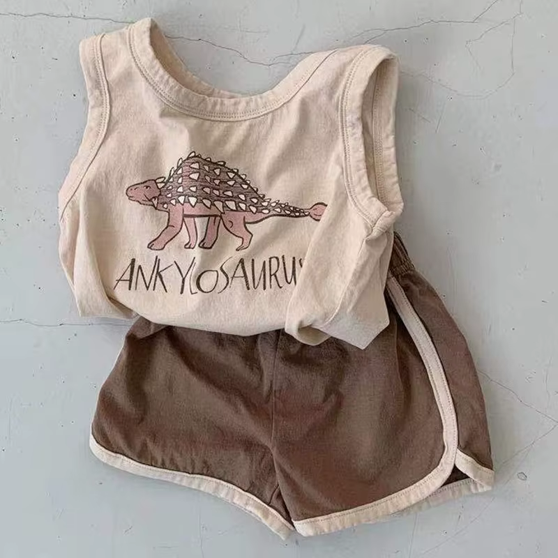 Detalle del estampado dinosaurio